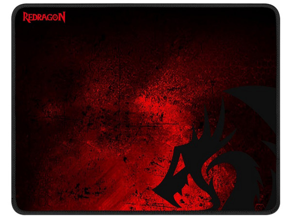 Mouse Pad Redragon Pisces P016 de 32 x 27 cm. Color Negro con Rojo.