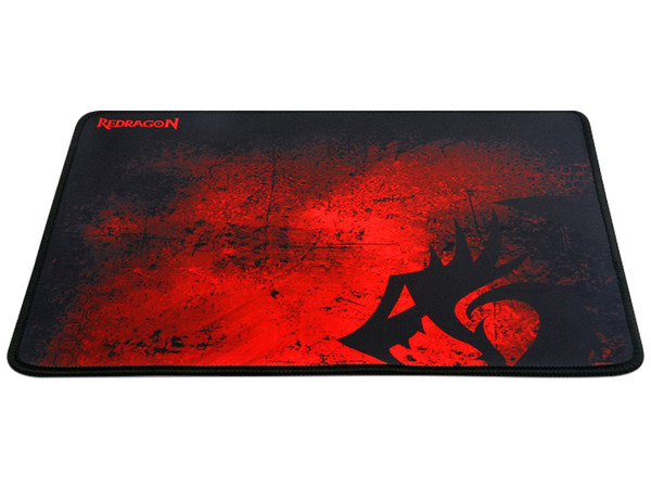 Mouse Pad Redragon Pisces P016 de 32 x 27 cm. Color Negro con Rojo.