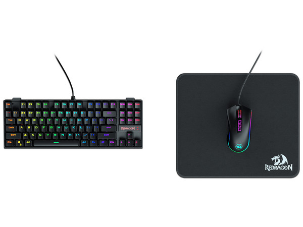 Mouse Pad Gamer Redragon P030 FLICK M, Color Negro.