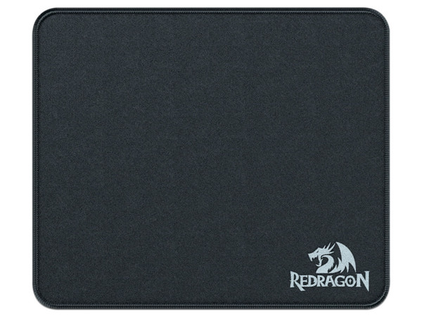 Mouse Pad Redragon Flick L, 45 x 40 cm, 4mm de espesor, Bordes con costuras dobles, Antideslizante. Color Negro