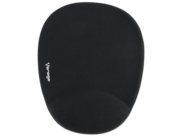 Mouse Pad Vorago MP-100 con reposa muñecas de Gel, Color Negro.