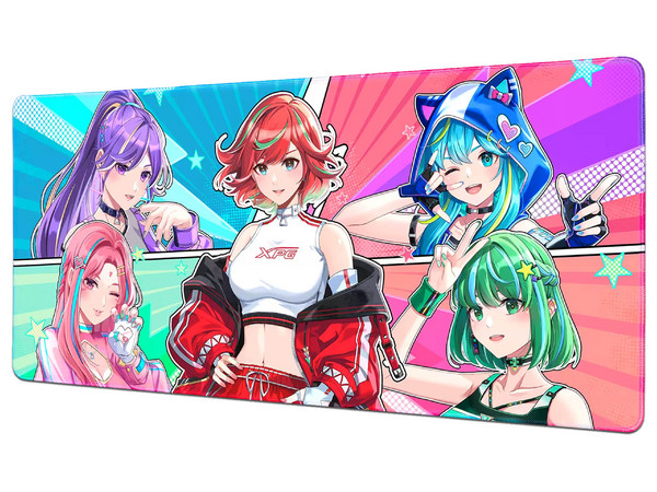 MousePad XPG FrontLine Extreme Saga 06 XL, 900 x 400 mm, Color Blanco.