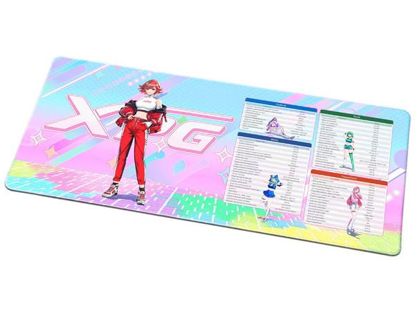 MousePad XPG FrontLine Extreme Saga 07 XL, 900 x 400 mm, Color Blanco.