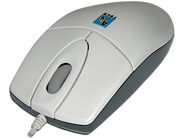 Mouse A4 Óptico con Scroll, PS/2