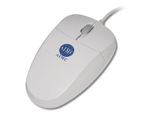 Mouse AIMC 2 Botones con Scroll, Caja Azul. PS/2