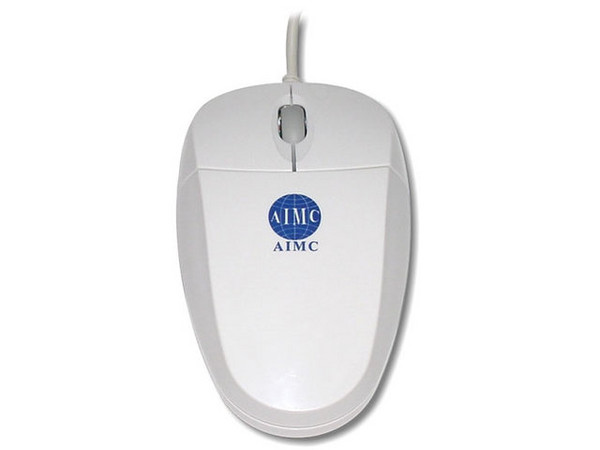 Mouse AIMC 2 Botones con Scroll, Caja Azul. PS/2