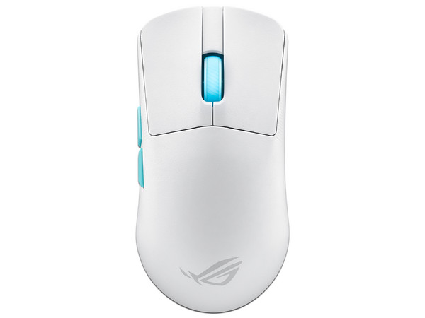 Mouse Óptico Gamer Asus P713 ROG Harpe Ace Aim Lab Edition, USB C, RF 2.4 GHz, Bluetooth 5.1, 36000 DPI, Color Blanco.