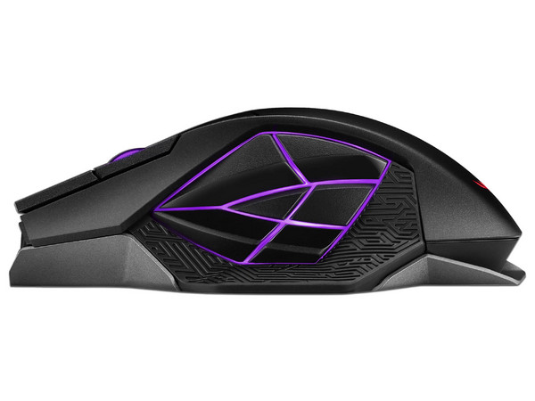 Mouse Gamer ASUS ROG Spatha X, hasta 19,000dpi, 12 botones programables, RGB, modo inalámbrico y alámbrico, USB.