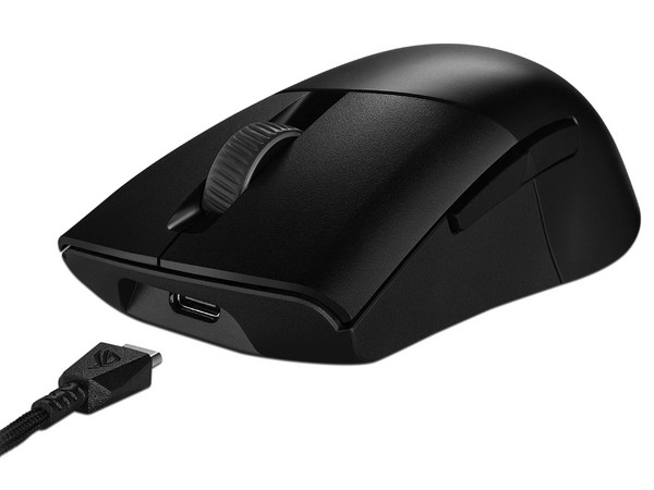 Mouse Gamer ASUS ROG Keris AimPoint, hasta 36.000 DPI, Receptor USB. Color Negro.
