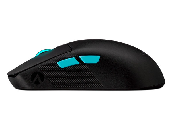 Mouse Óptico Gamer Inalámbrico Asus ROG Harpe Ace Aim Lab Edition, DPI de hasta 36,000, USB, AURA Sync,  Sensor ROG AimPoint, Conectividad USB 2.0, Bluetooth, 5 Botones, Color Negro.
