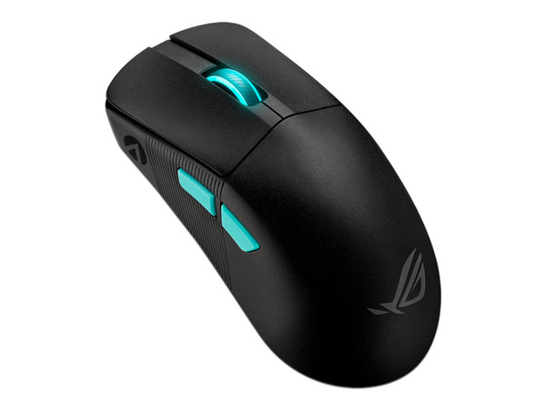 Mouse Óptico Gamer Inalámbrico Asus ROG Harpe Ace Aim Lab Edition, DPI de hasta 36,000, USB, AURA Sync,  Sensor ROG AimPoint, Conectividad USB 2.0, Bluetooth, 5 Botones, Color Negro.
