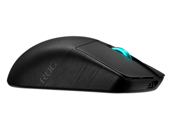 Mouse Óptico Gamer Inalámbrico Asus ROG Harpe Ace Aim Lab Edition, DPI de hasta 36,000, USB, AURA Sync,  Sensor ROG AimPoint, Conectividad USB 2.0, Bluetooth, 5 Botones, Color Negro.