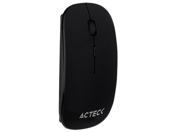 Mouse Óptico Inalámbrico Acteck, 1000 dpi, Color Negro.