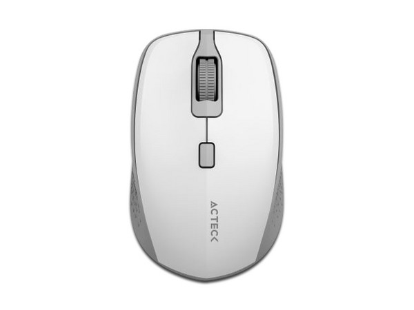 Mouse Óptico Inalámbrico Acteck MI670, receptor USB, Bluetooth, Color Blanco.