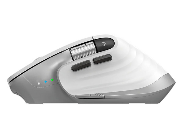 Mouse Óptico Inalámbrico Acteck VIRTUOS FITT PRO MI780, Ergonómico, 8 Botones, Hasta 3200 DPI, Color Blanco.