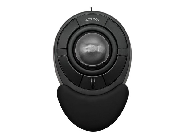 Mouse Óptico Ergonómico Acteck Virtuos Art X MI787, 1600DPI, Reposa manos desmontable, USB, Color Negro.