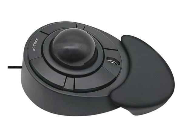 Mouse Óptico Ergonómico Acteck Virtuos Art X MI787, 1600DPI, Reposa manos desmontable, USB, Color Negro.