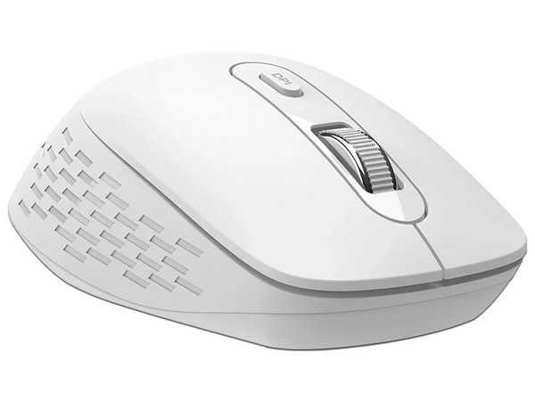 Mouse Inalámbrico Acteck Optimize Flow MI480, hasta 1600 dpi, 2.4 GHz, 6 Botones, 2 Baterías AAA Incluida, Color Blanco.