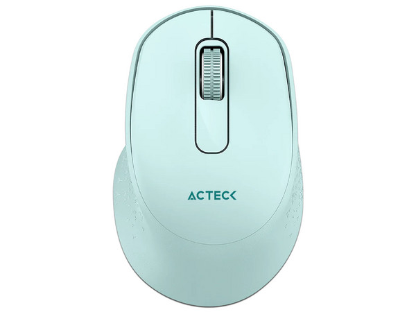 Mouse Óptico Inalámbrico Acteck Optimize Ergo MI470 hasta 1600 DPI, USB. Color Azul.