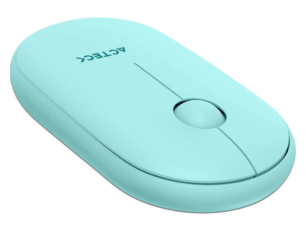 Mouse Óptico Inalámbrico Acteck Optimize Edge MI460, Ergonómico, 1500 DPI, Receptor USB. Color Azul.