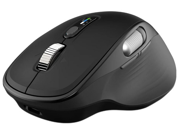 Mouse Óptico Inalámbrico Acteck Virtuos Pro Ultra MI777, 4800dpi, Receptor USB, USB Tipo C a Tipo A. Color Negro.