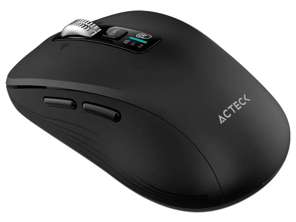 Mouse Óptico Inalámbrico Acteck Virtous Pro Air MI766 Elite, 3200dpi, Receptor USB. Color Negro.