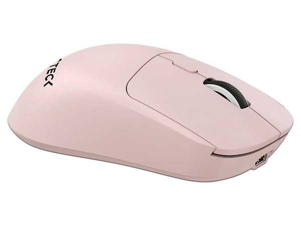 Mouse Óptico Inalámbrico Acteck Instinct Click MI484, 3200 DPI, 6 Botones, Receptor USB, Bluetooth. Color Rosa