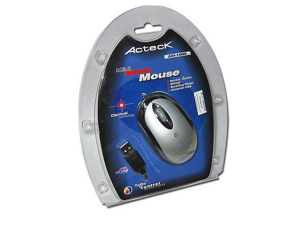 Mini Mouse Acteck AM-1000 Óptico, USB