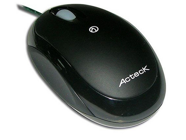 Mini Mouse Acteck AM-1000 Óptico, USB. Color Negro