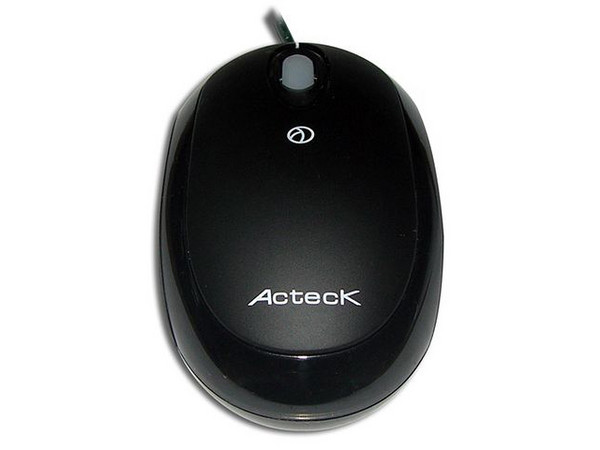 Mini Mouse Acteck AM-1000 Óptico, USB. Color Negro
