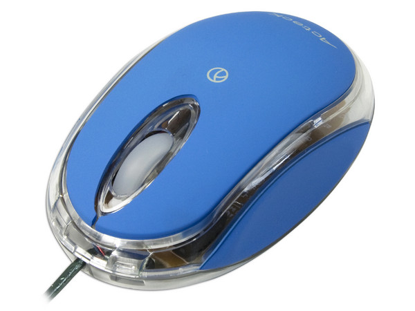 Mini Mouse Acteck AM-1000 Óptico, USB. Color Azul