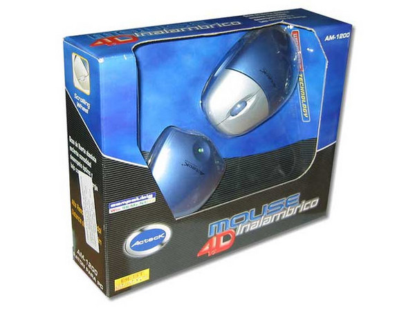 Mouse Acteck Inalámbrico, (USB/PS2)