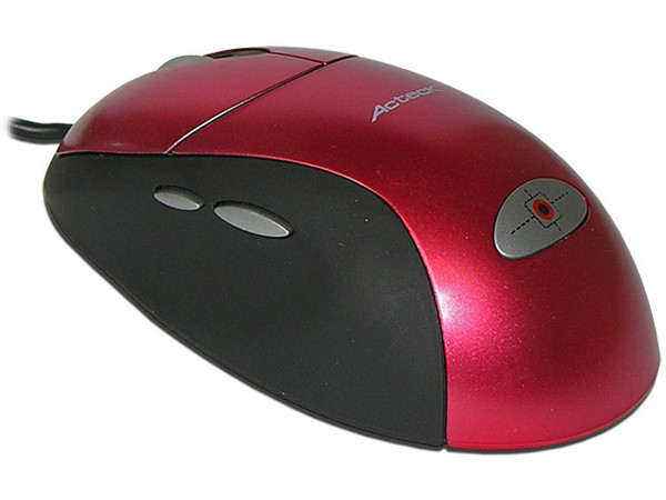 Mouse Acteck AM-1500 Óptico, USB. Color Rojo.