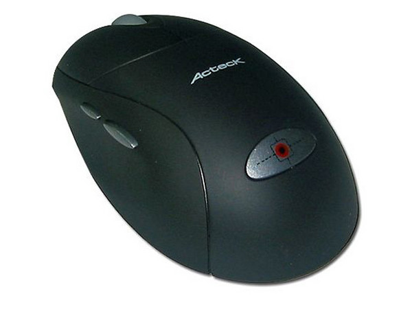 Mouse Acteck AM-1500RF Óptico Inalámbrico, USB con Cargador de Baterías. Color Negro