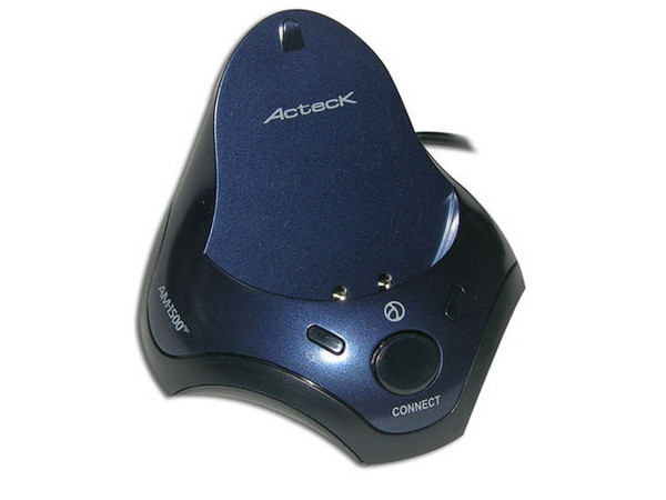 Mouse Acteck AM-1500RF Óptico Inalámbrico, USB con Cargador de Baterías. Color Azul con Negro