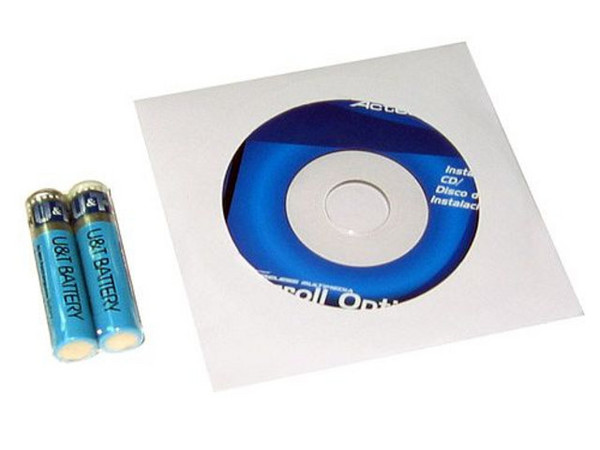 Mouse Acteck AM-1500RF Óptico Inalámbrico, USB con Cargador de Baterías. Color Azul con Negro
