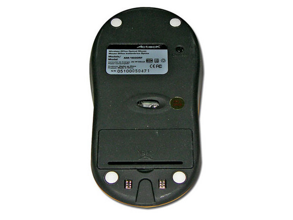 Mouse Acteck AM-1600RF Óptico Inalámbrico, USB con Cargador de Baterías