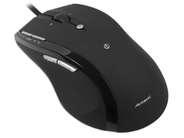 Mouse Acteck AM-1800 Óptico, USB. Color Negro