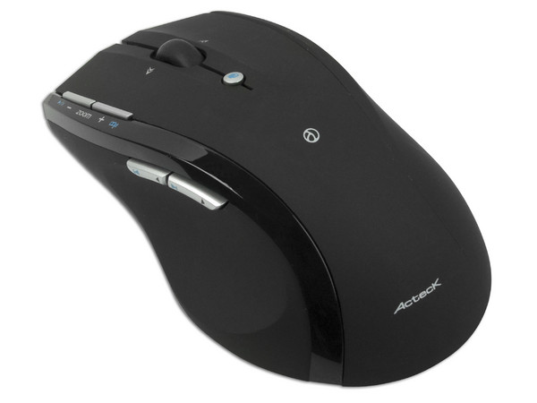 Mouse Acteck AM-1800RF Óptico Inalámbrico, USB. Color Negro