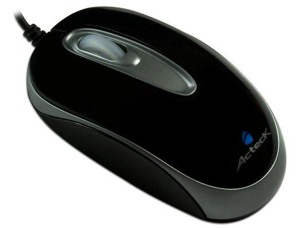 Mini Mouse Acteck AM-220 Óptico, USB. Color Negro