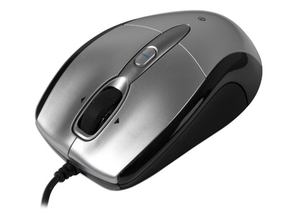 Mouse Acteck AM-2550 Óptico, USB. Color Plateado
