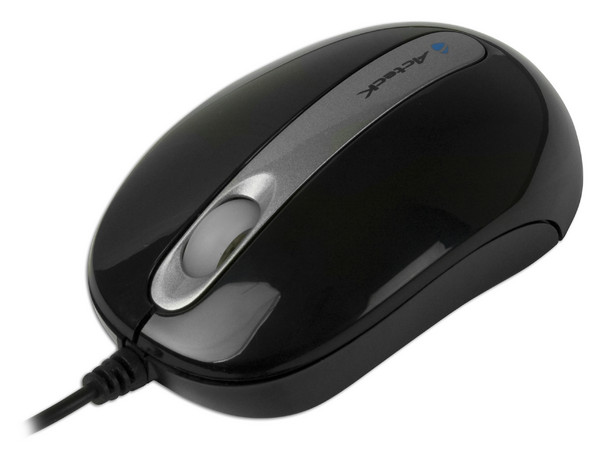 Mouse Acteck AM-340 Óptico, USB. Color Negro