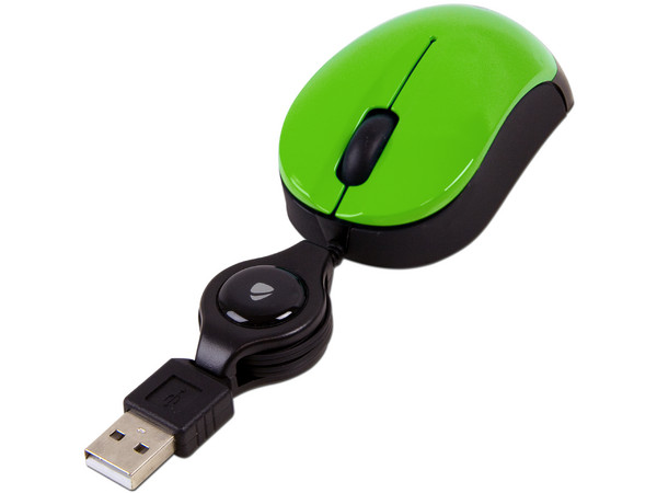 Mini Mouse Óptico Acteck Movimate AM-400re, retráctil, USB.