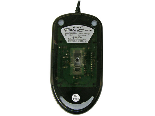 Mouse Acteck AM-950 Óptico, USB. Color Negro