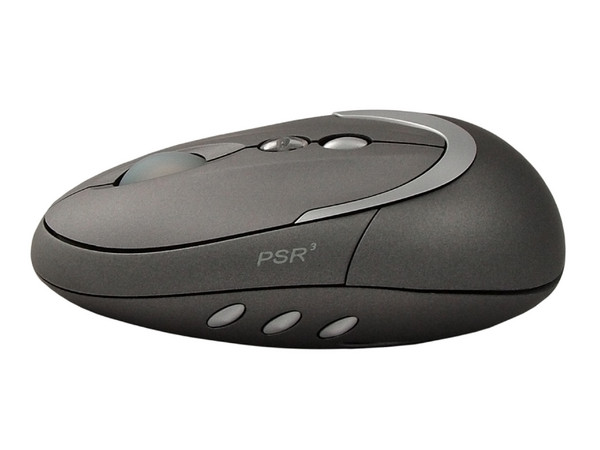 Mini Mouse Acteck Óptico con Apuntador Láser Inalámbrico, USB.  Color Plateado   