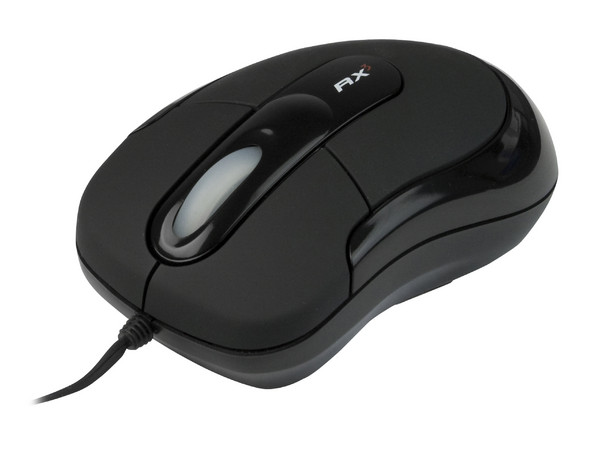 Mini Mouse Acteck Láser Profesional, USB/PS2. Color Negro