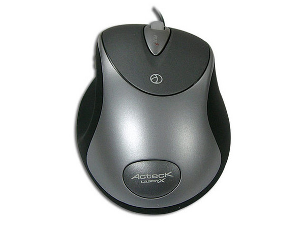 Mouse Acteck Láser Profesional, USB y PS/2. Color Plateado