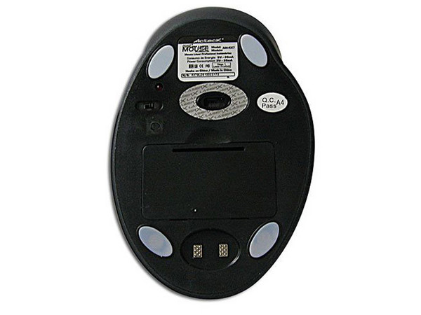 Mouse Acteck Láser Profesional Inalámbrico, USB y PS/2. Color Plateado