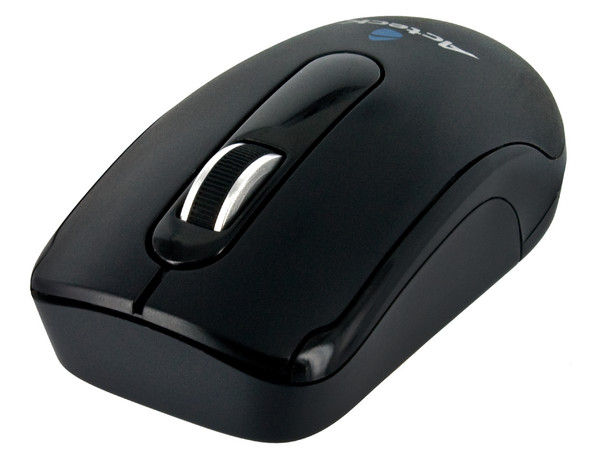 Mini Mouse Acteck AM-320RF Óptico Inalámbrico, USB. Color Negro