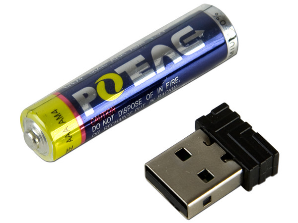 Mini Mouse Acteck AM-320RF Óptico Inalámbrico, USB. Color Negro